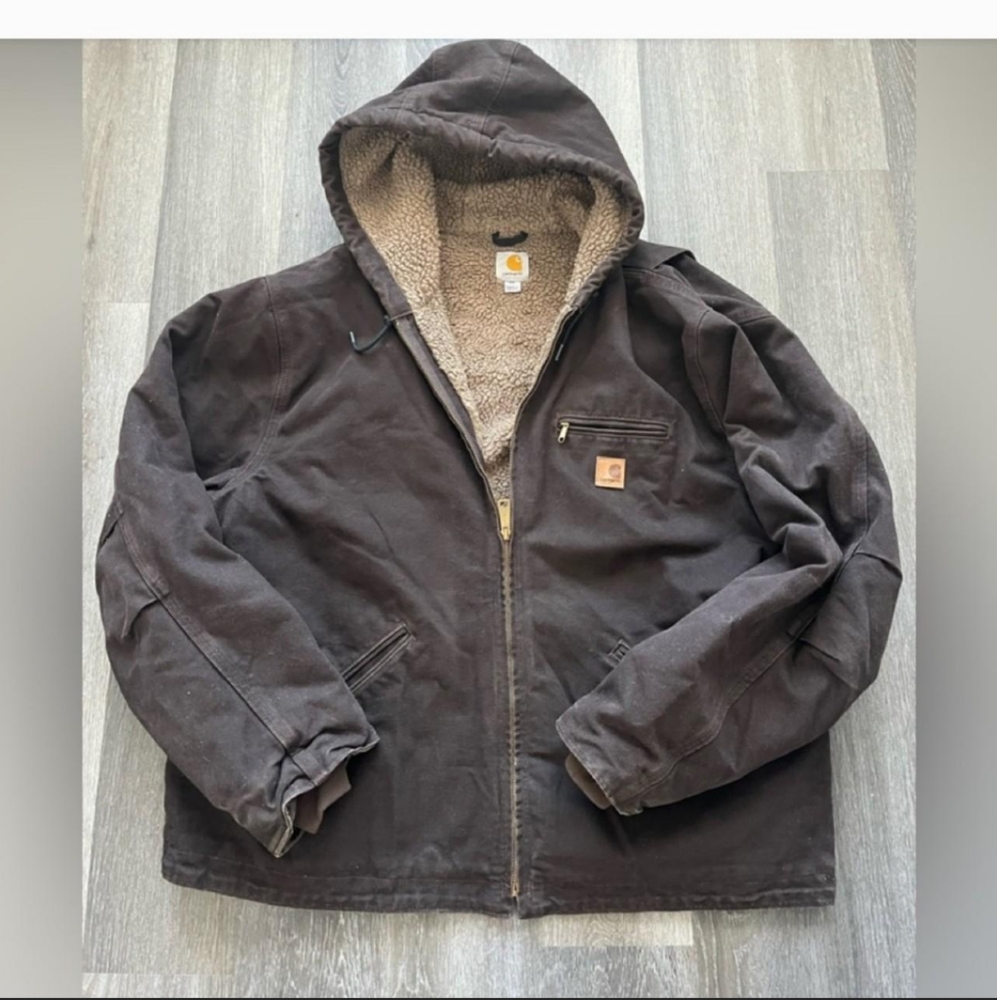 Vintage Carhartt Sherpa lined coat XXL